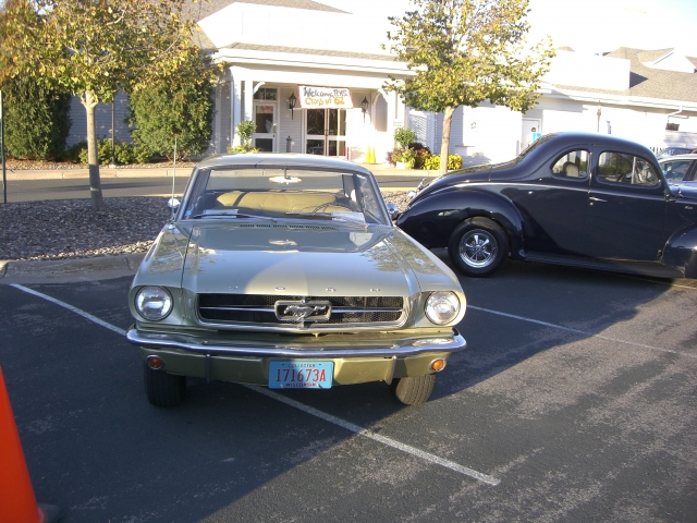 At the reunion...Ford Mustang